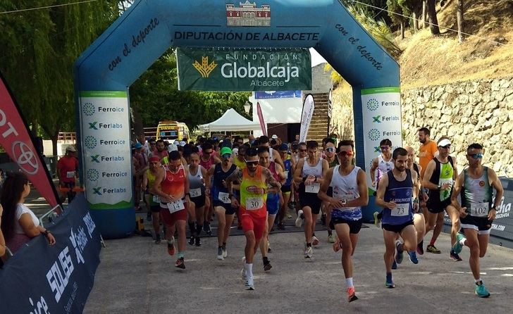 Jesús Ponce y Eva Valera vencieron en la Carrera Popular de Villaverde del Guadalimar