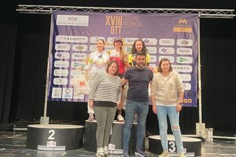 Iván Carrasco y Rosario Alacid ganaron en la XII Marcha BTT de Casas de Juan Núñez