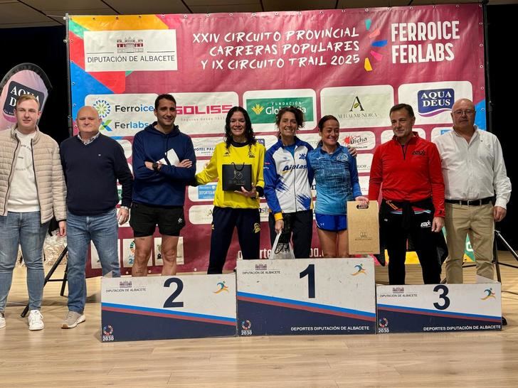 María Ángeles Magán y Jesús Montejano vencen en la XV Carrera Popular de Aguas Nuevas