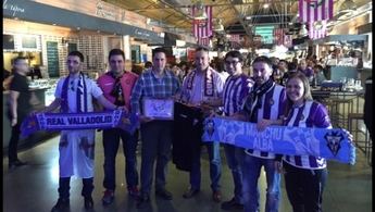 Peñistas de Albacete y Real Valladolid mostraron el respeto y la buenas relaciones