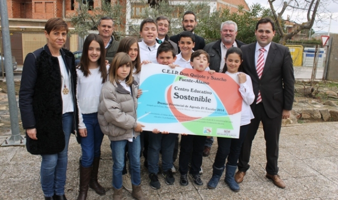 El Colegio Quijote y Sancho de Fuenteálamo recibe el III Premio de la Agenda 21 Escolar
