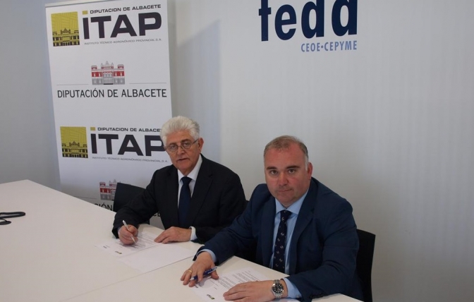 El ITAP y la Asociación Provincial de Empresas Agroalimentarias, integrada en FEDA, firman un convenio para la promoción de actividades en el sector