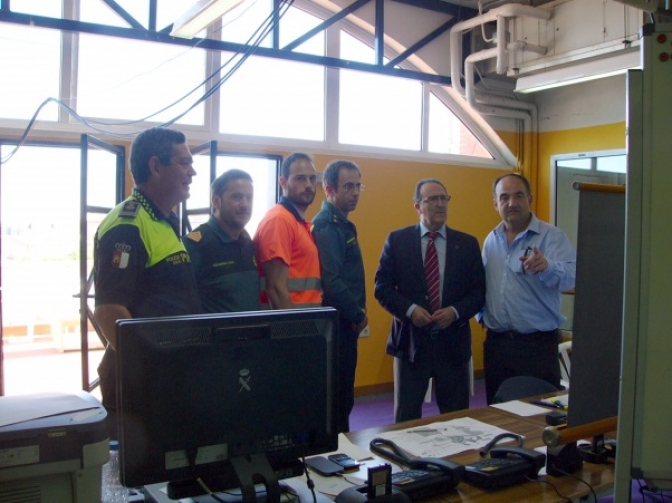 Federico Pozuelo visita el Centro de Coordinación del Viña Rock