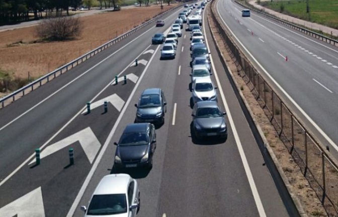 Las carreteras de la provincia de Albacete han seguido teniendo tráfico este lunes