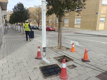 El Ayuntamiento de Albacete se moviliza para reponer el cableado robado en varias zonas de la ciudad