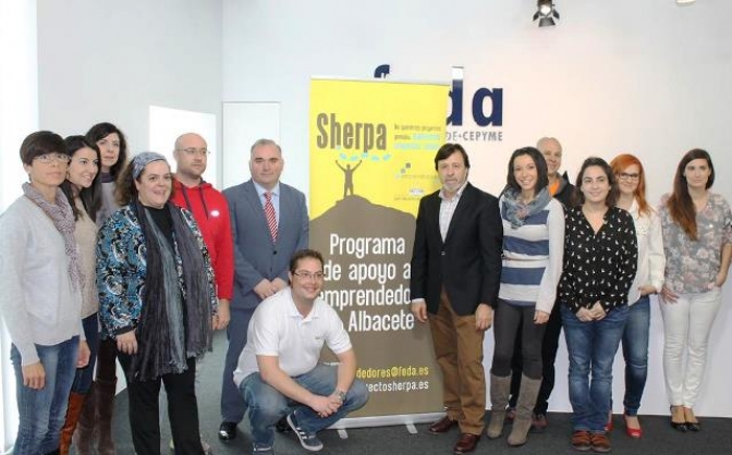 Diputación de Albacete y FEDA presentan a los 12 finalistas de la II edición del Programa Sherpa para nuevos empresarios