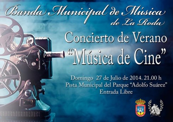 Concierto de la Banda Municipal en la Pista Municipal del Parque Adolfo Suárez de La Roda