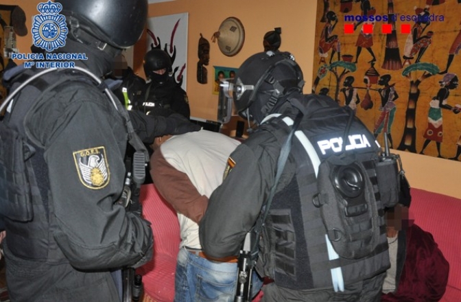 Desarticulada una organización criminal internacional dedicada al tráfico de drogas que operaba en toda España