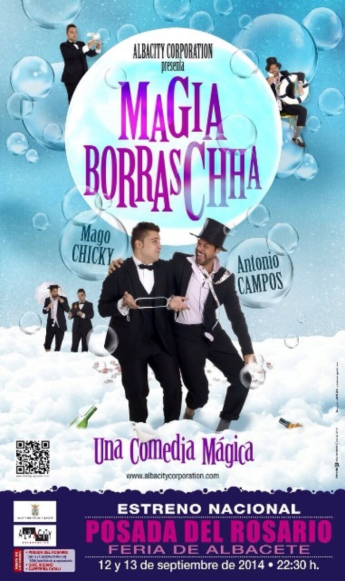 ‘Magia BorrasChha’, espectáculo de Mago Chicky y Antonio Campos, este viernes y sábado en la Posada del Rosario