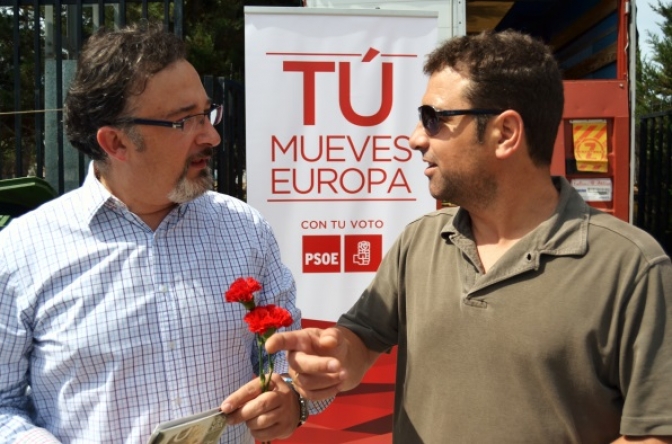 El PSOE de Albacete hace campaña en la pedanía de Aguas Nuevas
