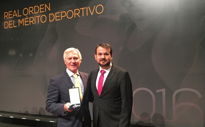 Onofre Contreras Jordán, profesor albaceteño de la UCLM, recibe la Medalla al Mérito Deportivo del Consejo Superior de Deportes