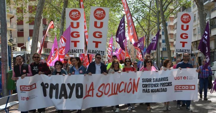 Imágenes de la concentración y manifestación en Albacete.