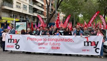 Las manifestaciones del 1 de mayo abogan por un futuro laboral seguro y de prevención