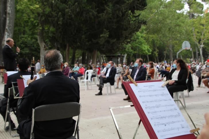 350 albaceteños acudieron al primer concierto de la Banda Sinfónica tras el confinamiento