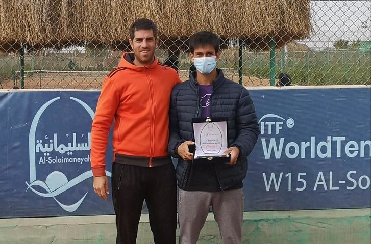 El tenista albaceteño Carlos Sánchez Jover conquista su primer torneo Future, en El Cairo