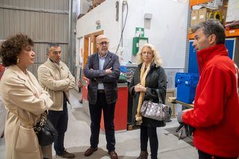 El subdelegado del Gobierno ha visitado el almacén de alimentos de Cruz Roja en Albacete