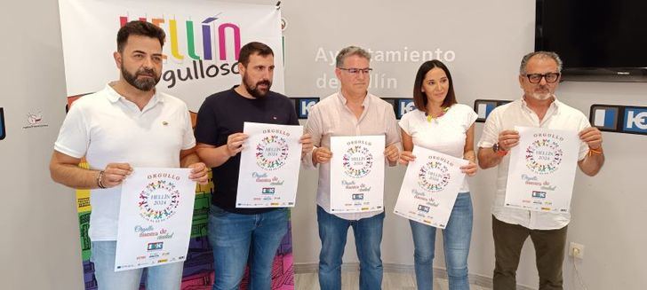 Presentados los actos del Orgullo en Hellín: Del 18 al 22 de junio, bajo el eslogan 'ORGULLO DE NUESTRA CIUDAD'