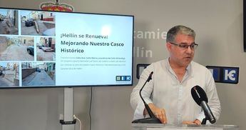 El alcalde presenta un ambicioso proyecto de renovación en el Casco Histórico de Hellín por 140.000 euros