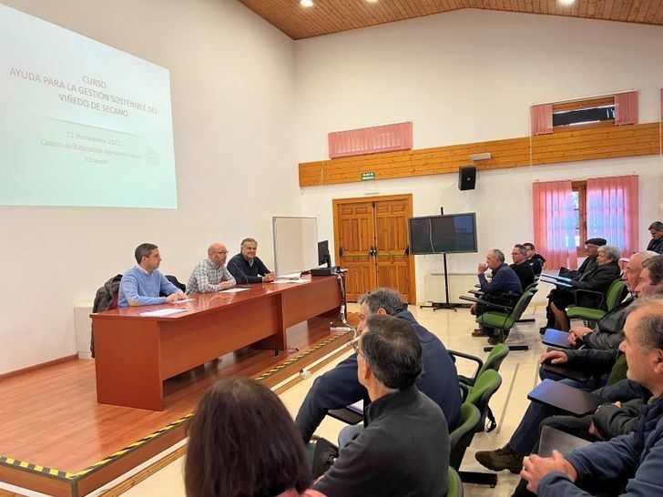 El Gobierno de Castilla-La Mancha apoya la gestión sostenible del viñedo de secano en vaso