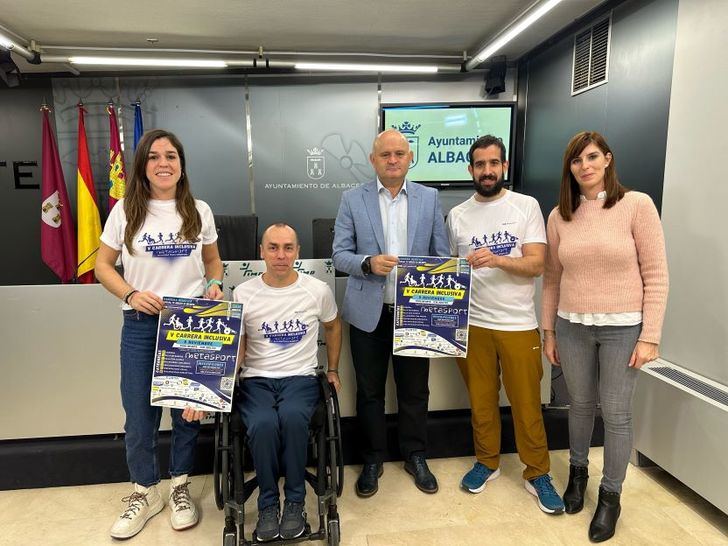 Villaescusa presenta la V Carrera Inclusiva de Metasport, “un espacio deportivo totalmente accesible y abierto a todos” en Albacete