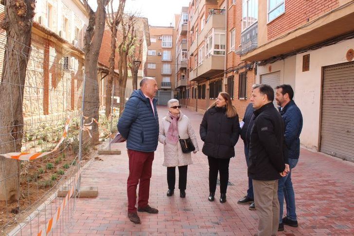 Las obras en el barrio del Pilar en Albacete mejoran la accesibilidad, con una inversión de más de un millón de euros