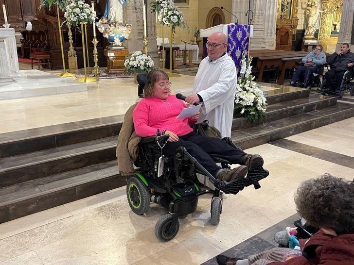 Cocemfe celebra misa por el Día Internacional de la Discapacidad
