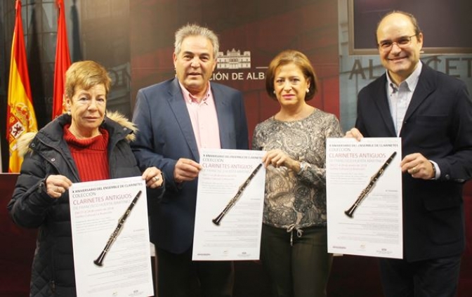 El Conservatorio de Albacete celebra el X aniversario de su ensemble de clarinetes