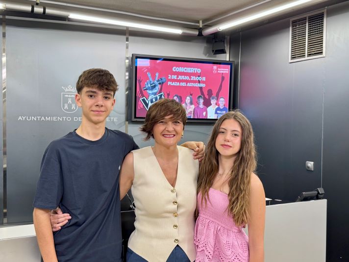 El Ayuntamiento de Albacete presenta un concierto de jóvenes talentos de La Voz Kids para el Verano Cultural 2025