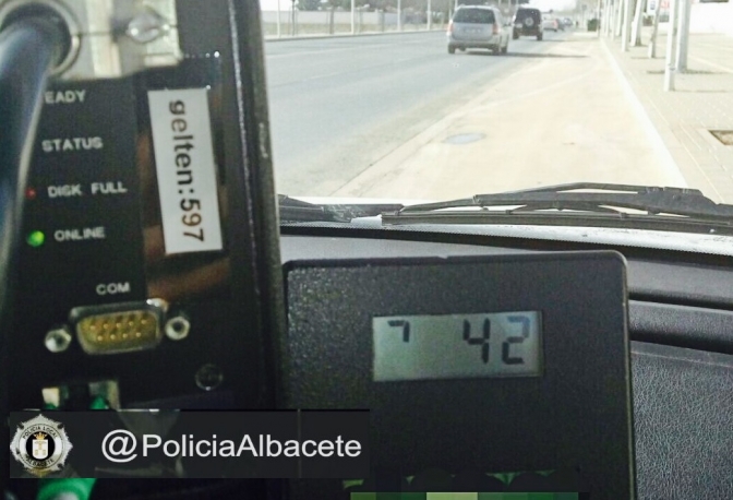 La Policía Local de Albacete participará en la campaña de velocidad incrementando los controles de radar