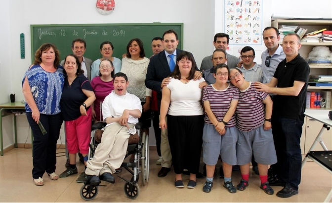 El aula de atención a personas con discapacidad de Valdeganga mantiene convenio con Junta y Diputación