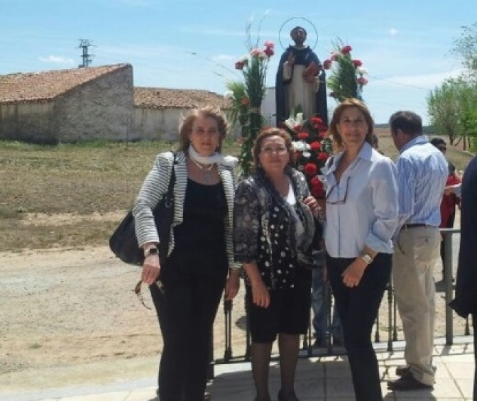 Visita de varios concejales a la pedanía de Campillo las Doblas