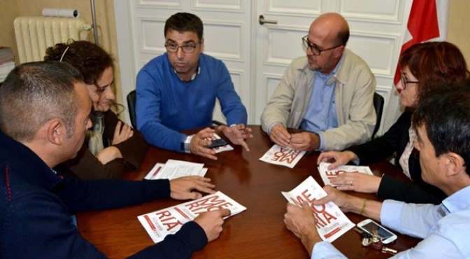 Los socialistas del Ayuntamiento de Albacete reciben los proyectos y programas de Cruz Roja