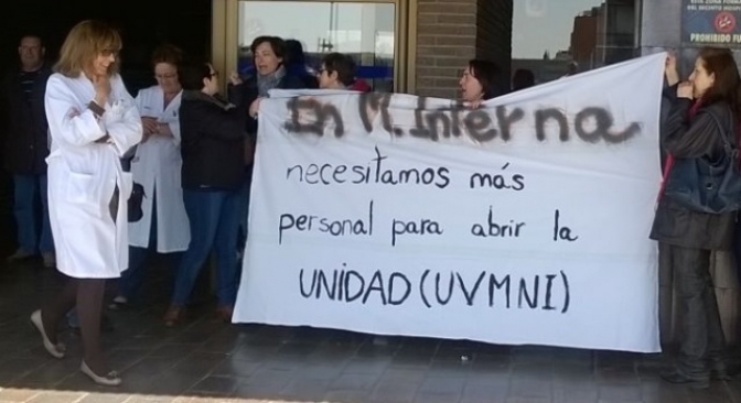 Las enfermeras piden más personal para abrir nuevas unidades en el Hospital de Albacete