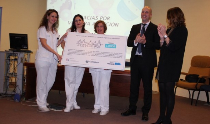 Tres enfermeras del Hospital de Albacete reciben el tercer premio del Concurso Nacional de casos clínicos