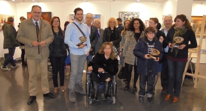 La Asociación Amiab presentó su exposición itinerante “Arte sin Barreras” en Albacete