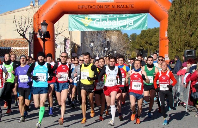 Francisco Lázaro Sesa y Nuria García Valiente lograron el triunfo en la carrera de Balazote (galería fotos)