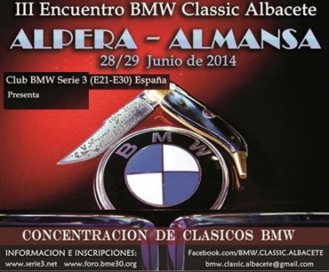 III Encuentro BMW Classic Albacete en la localidad de Alpera este fin de semana
