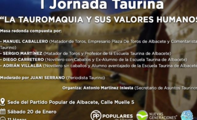 El PP de Albacete organiza la I Jornada Taurina, con asistencia de Manuel Caballero