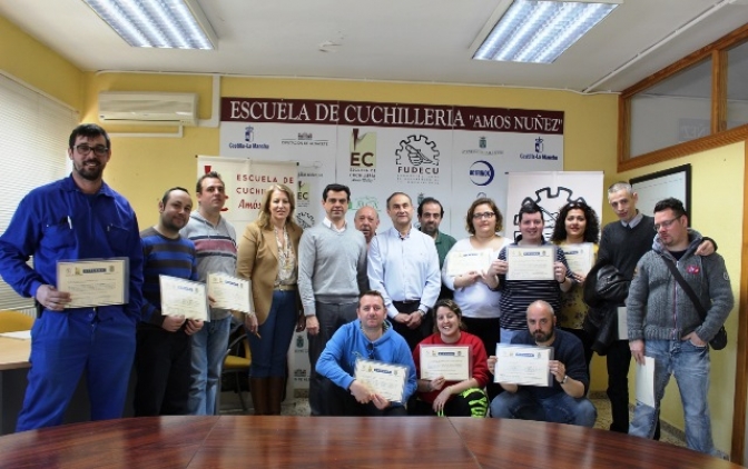 La Escuela de Cuchillería de Albacete, un buen inicio para la integración educativa y laboral de sus participantes
