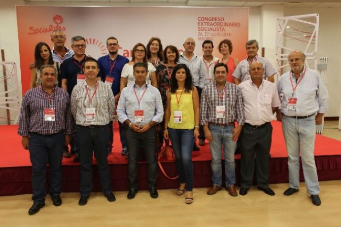 Los delegados de Albacete, en la jornada de apertura del Congreso Extraordinario de PSOE