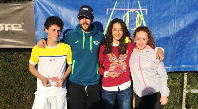 Los albaceteños Blanca Cortijo y Sergio Montes se proclaman campeones regionales de tenis