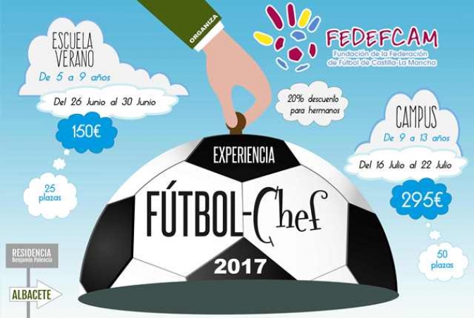 Abierto el plazo de inscripción para Experiencia Fútbol Chef 2017