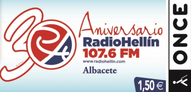 La ONCE presenta el cupón dedicado al 30 aniversario de Radio Hellín