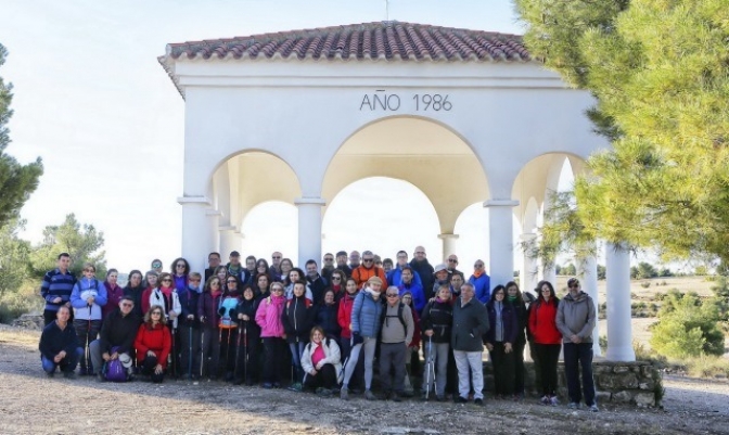 Las rutas senderistas de la Diputación de Albacete pasaron por San Pedro y Pozo Lorente