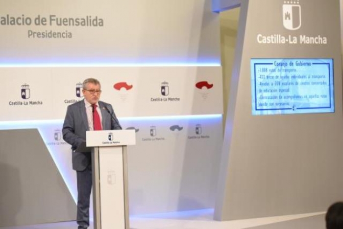 El Gobierno de Castilla-La Mancha destina al año 31 millones de euros al servicio de transporte escolar