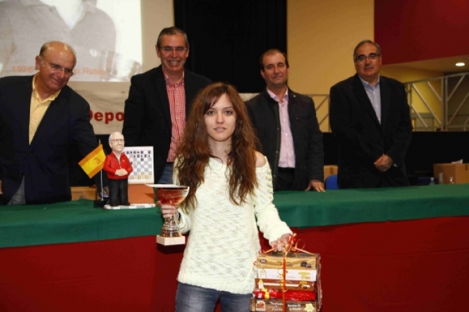 La rodense Ana Isabel González, campeona de España por equipos en el Nacional Universitario