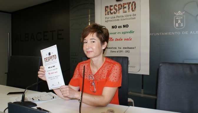 El Ayuntamiento de Albacete inicia hoy 26 de agosto la campaña “Respeto, por una Feria-2016 libre de agresiones machistas”