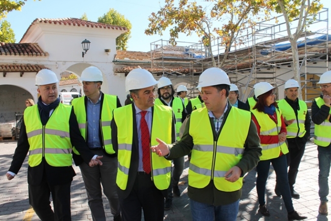 Visita a las obras del recinto ferial de Albacete, que tienen un presupuesto de más de 2,5 millones de euros
