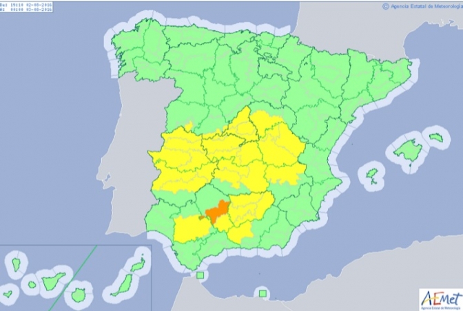 14 provincias en alerta por calor, incluidas las cinco de Castilla-La Mancha