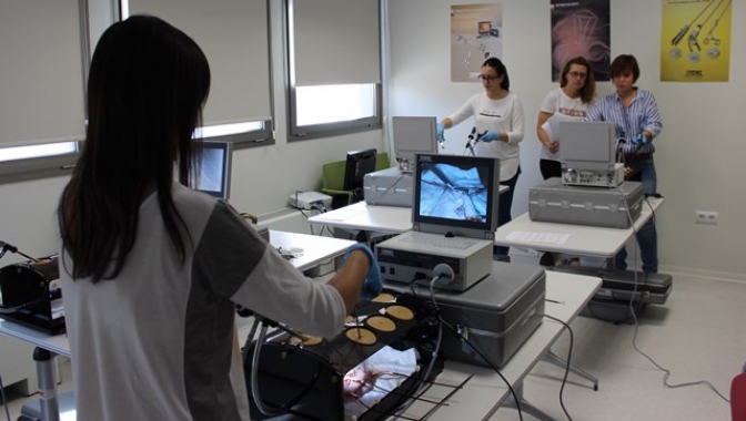 Médicos residentes de ginecología amplían sus conocimientos de cirugía endoscópica con un curso intensivo en Albacete